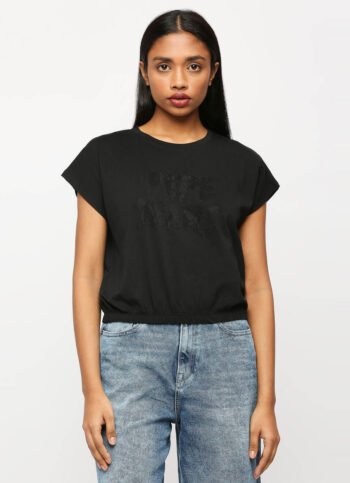 Black T-shirt short sleeves